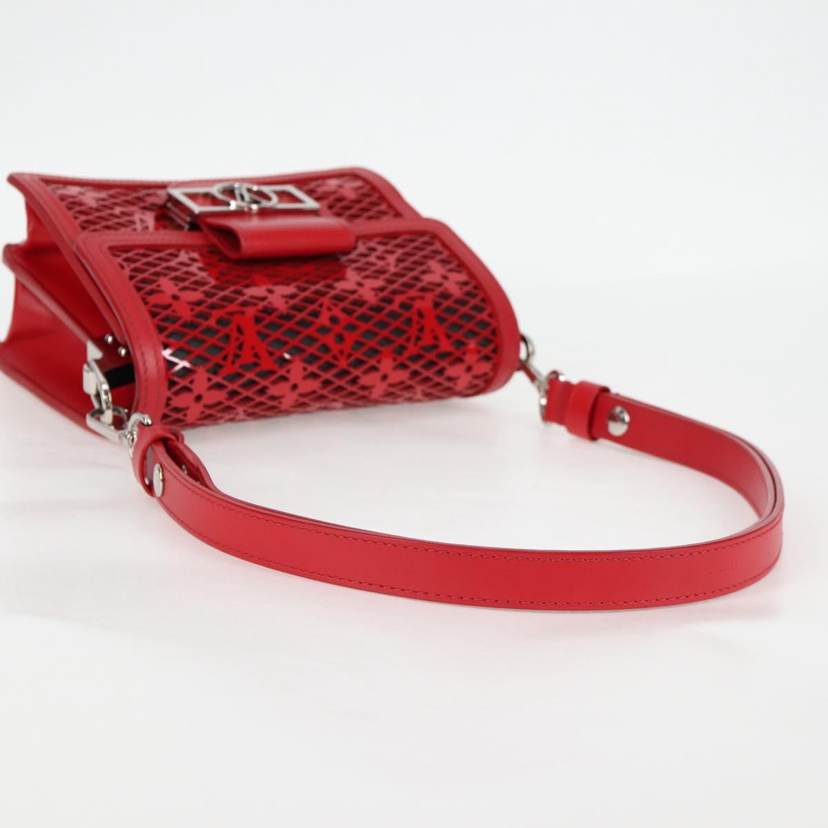 Louis Vuitton Monogram Lace Dauphine Mini Shoulder Bag Red M20359