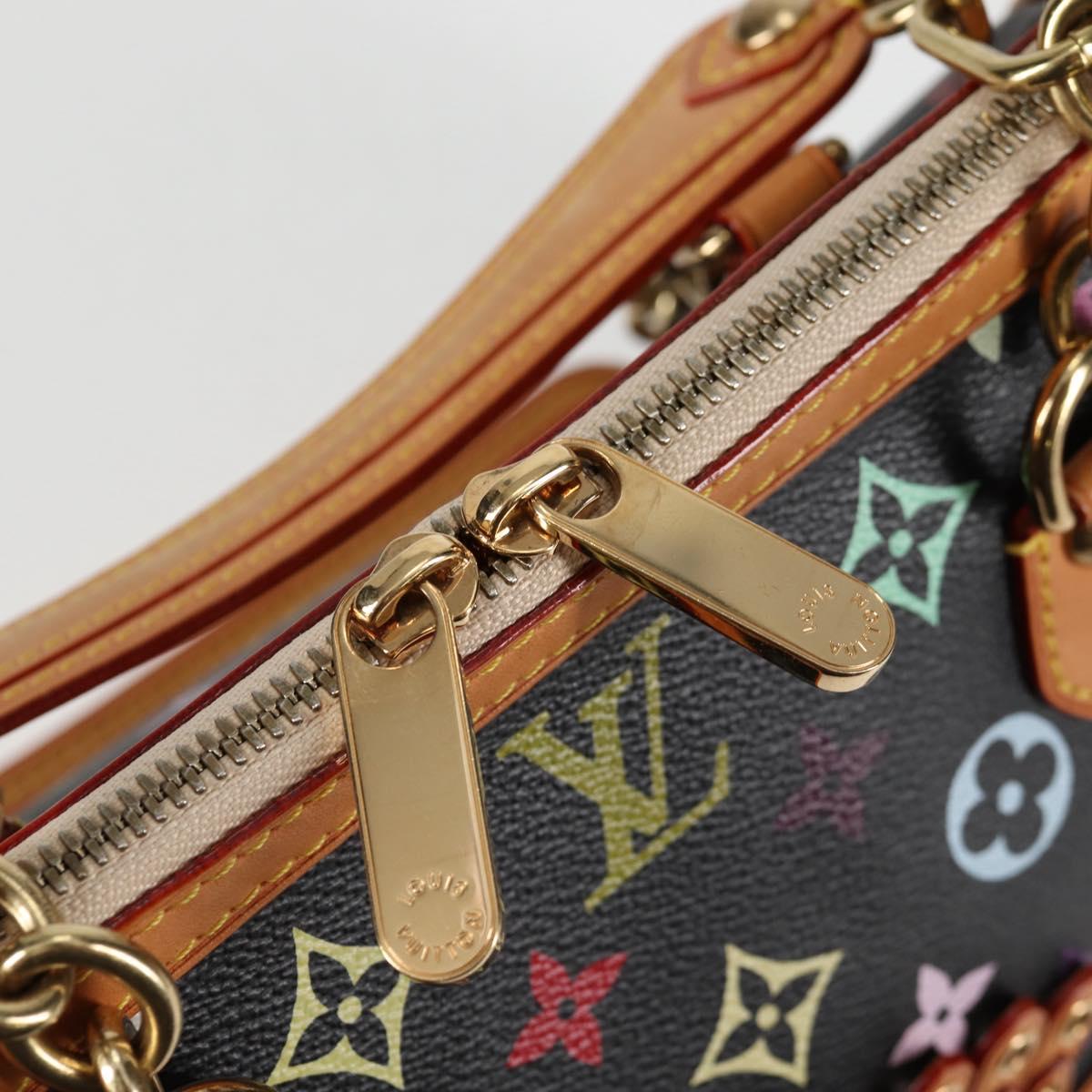 Louis Vuitton Monogram Multicolor Gracie Mm Hand Bag Black M92591