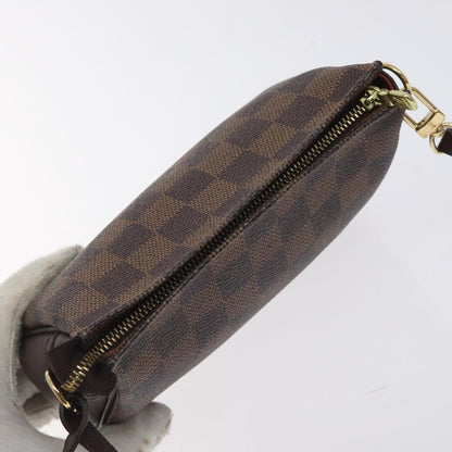 Louis Vuitton Damier Ebene Trousse Makeup Pouch N51982 Lv