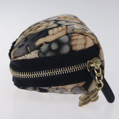 Chanel Coco Mark Pouch Nylon Navy Cc