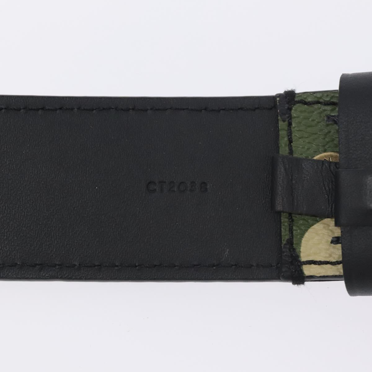 Louis Vuitton Monogram Camouflage Ceinture Belt Green M9646u Lv