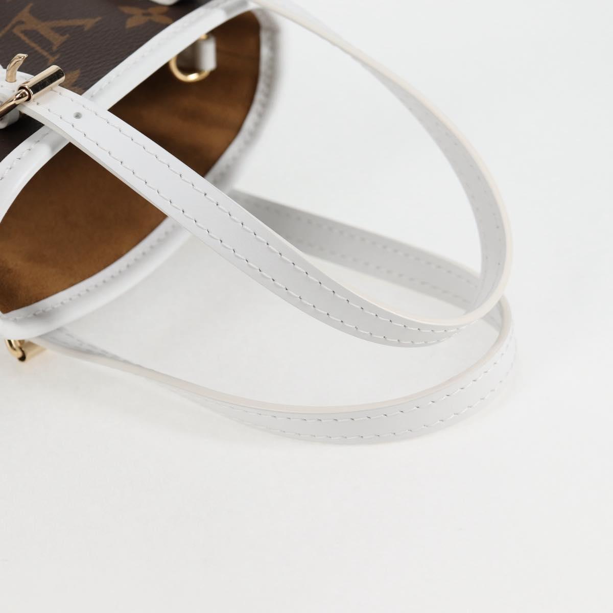 Louis Vuitton Monogram Nano Bucket Shoulder Bag M81489 Lv
