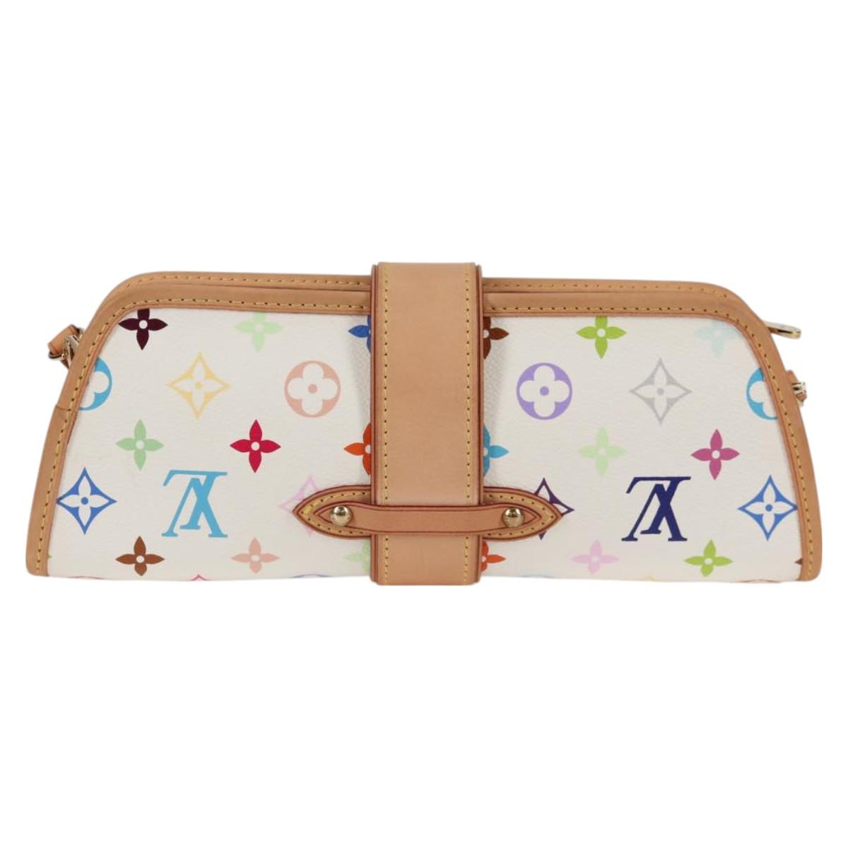 Louis Vuitton Multicolor Shirley Shoulder Bag White M40049 Lv
