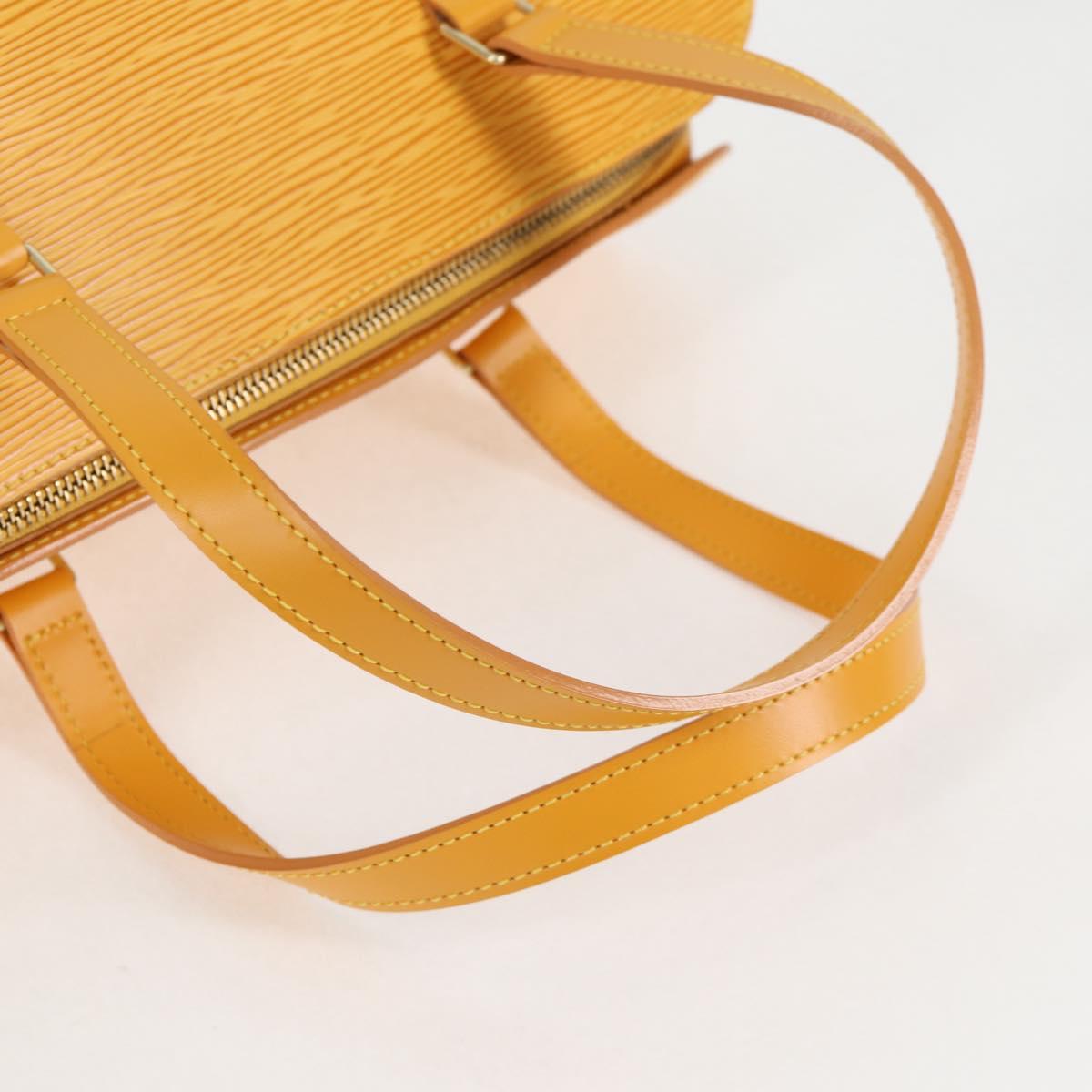 Louis Vuitton Epi Soufflot Hand Bag Yellow M52229 Lv