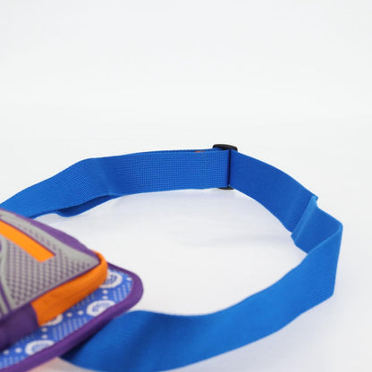 Gucci Waist Bag Nylon Silver Purple 752102