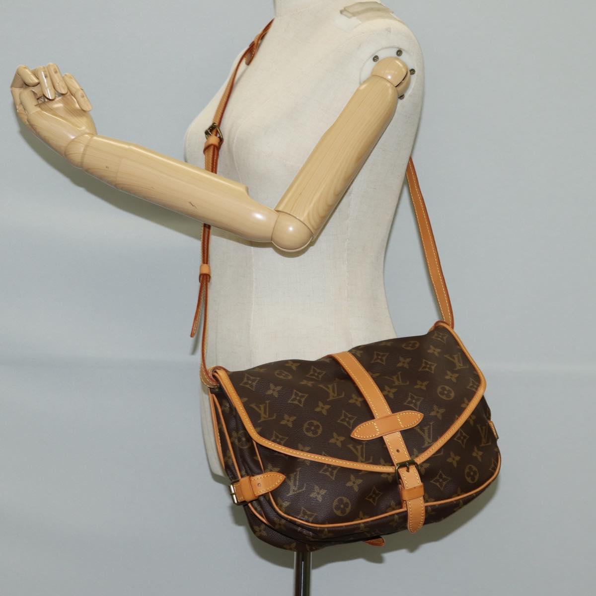 Louis Vuitton Monogram Saumur 30 Shoulder Bag M42256 Lv