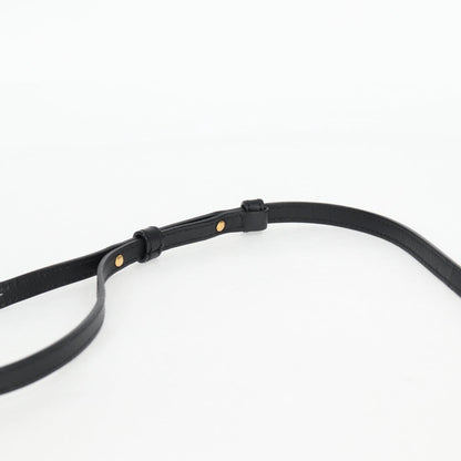 Celine Trio Large Shoulder Bag Leather Black Gold