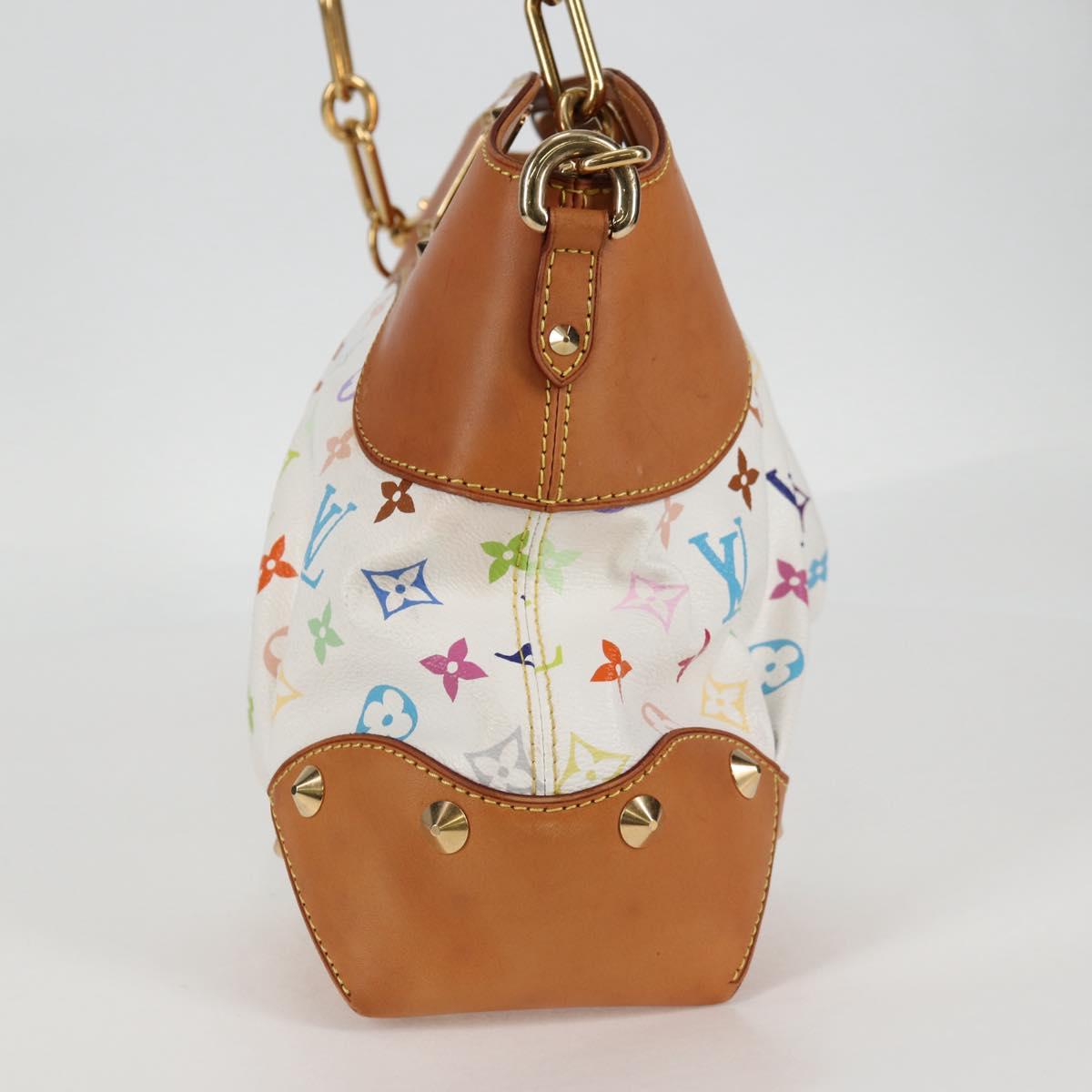 Louis Vuitton Monogram Multicolor Judy Mm Bag 2WAY White M40255 Lv