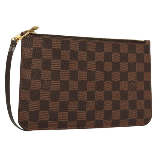 Louis Vuitton Damier Ebene Neverfull Mm Pouch Accessory Pouch Lv