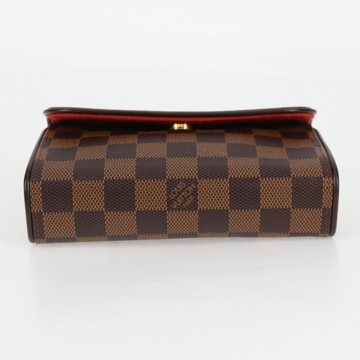 Louis Vuitton Damier Ebene Pochette Florentine Waist Bag N51856 Lv