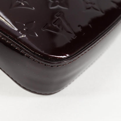 Louis Vuitton Vernis Pochette Accessoires Pouch Amarante M91576 Lv