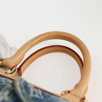Louis Vuitton Monogram Denim Neo Speedy Hand Bag Blue M95019 Lv