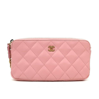 Chanel Lambskin Mini Chain Crossbody Bag (1276086)