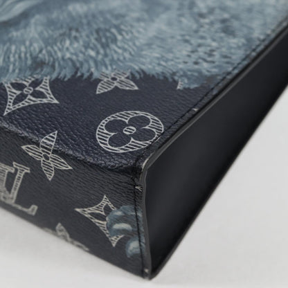 Louis Vuitton Monogram Savanna Pochette Voyage Clutch Bag M66639 Lv