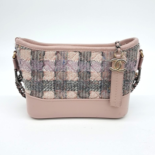 Chanel Tweed Gabrielle Hobo Bag Small (10021375)
