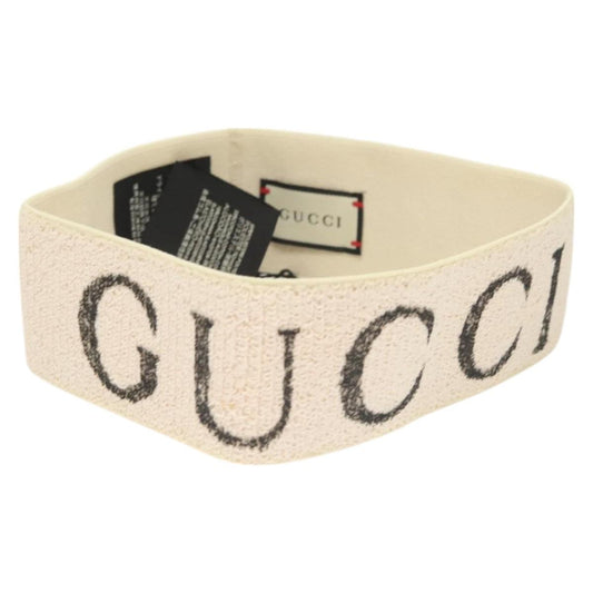 Gucci Hair Band Pile White Black