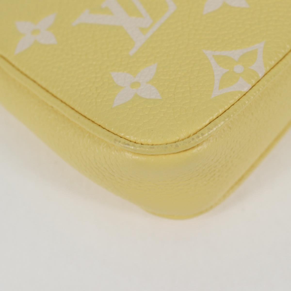 Louis Vuitton Empreinte Mini Pochette Accessoires Yellow M46129 Lv