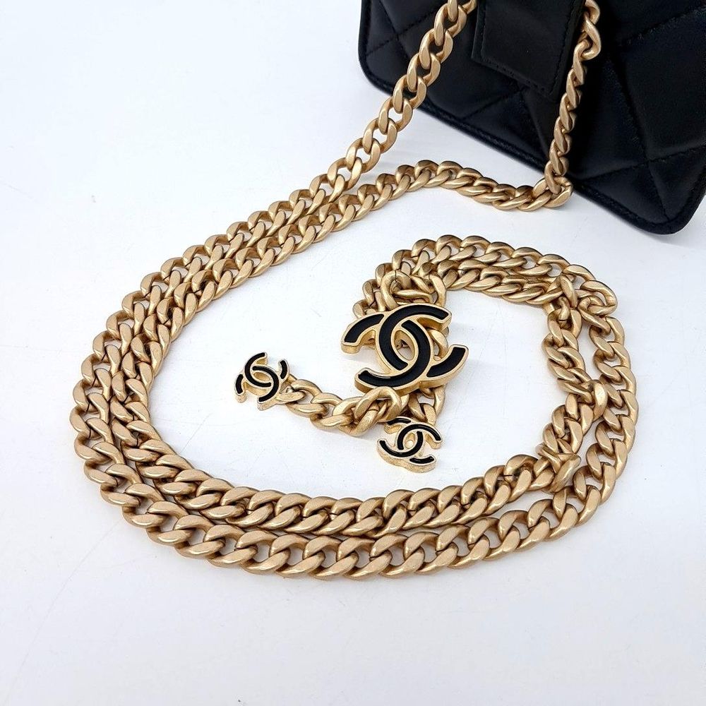 Chanel Lambskin Chain Mini Belt Bag (8640086)