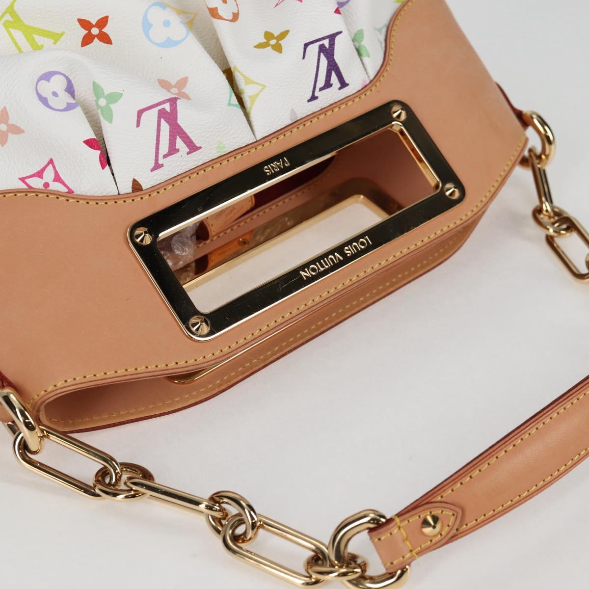 Louis Vuitton Monogram Multicolor Judy Pm Shoulder Bag White M40257