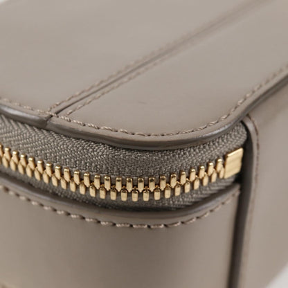 Chloe Chain Shoulder Bag Leather Beige Gold