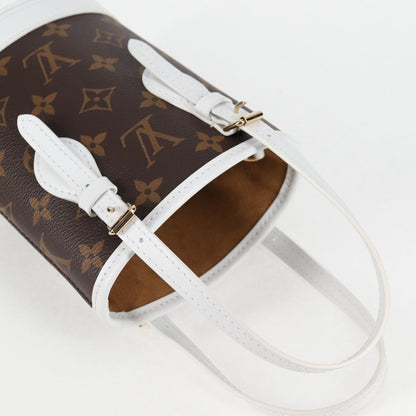 Louis Vuitton Monogram Nano Bucket Shoulder Bag M81489 Lv