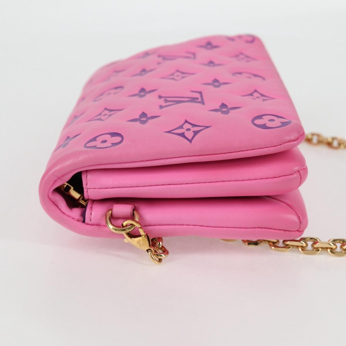 Louis Vuitton Monogram Pochette Coussin Shoulder Bag Pink M80745 Lv