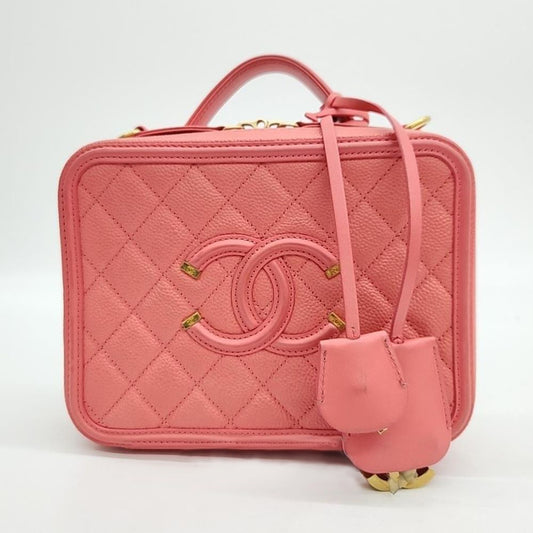 Chanel Caviar Cosmetic Tote And Shoulder Bag (8034721)