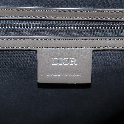 Christian Dior Tote Bag Trotter Canvas Gray Silver