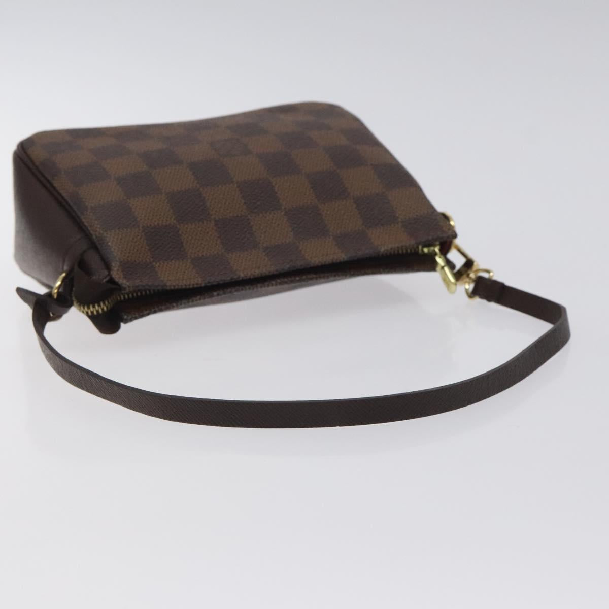 Louis Vuitton Damier Ebene Trousse Makeup Pouch N51982 Lv