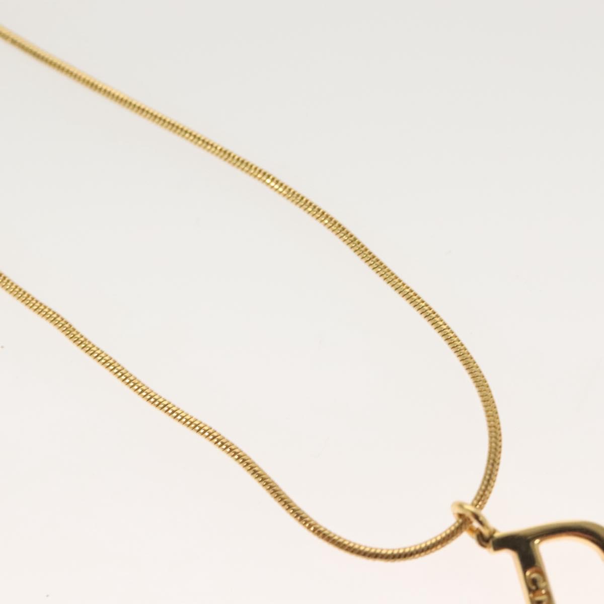 Christian Dior Necklace Metal Gold