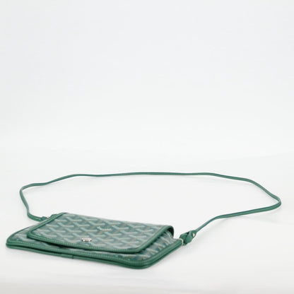 Goyard Herringbone Plum Shoulder Bag Pvc Green
