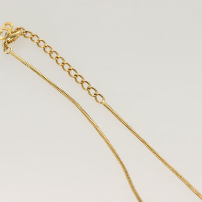 Christian Dior Necklace Metal Gold