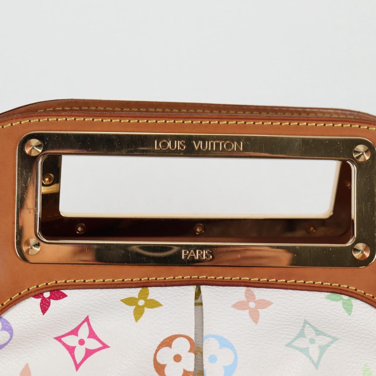 Louis Vuitton Monogram Multicolor Judy Mm Bag 2WAY White M40255 Lv