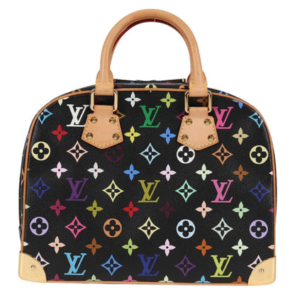Louis Vuitton Monogram Multicolor Trouville Hand Bag Black M92662