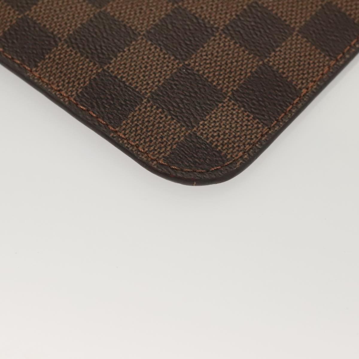 Louis Vuitton Damier Ebene Neverfull Mm Pouch Accessory Pouch Lv