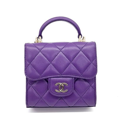 Chanel Top Handle Mini Chain Cross Bag (10124487)