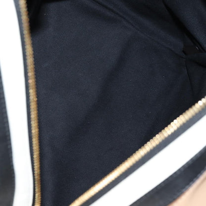 Burberry Hand Bag Leather 2WAY Black Gold