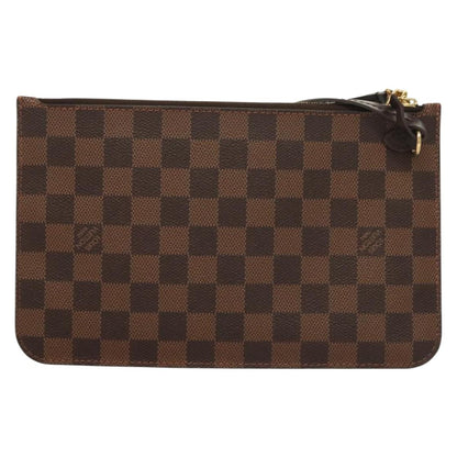 Louis Vuitton Damier Ebene Neverfull Mm Pouch Accessory Pouch Lv