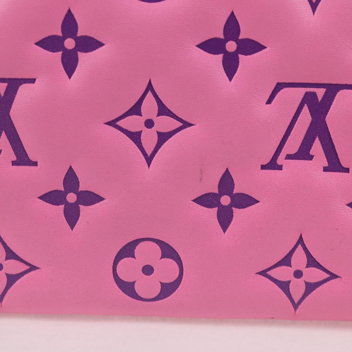 Louis Vuitton Monogram Pochette Coussin Shoulder Bag Pink M80745 Lv