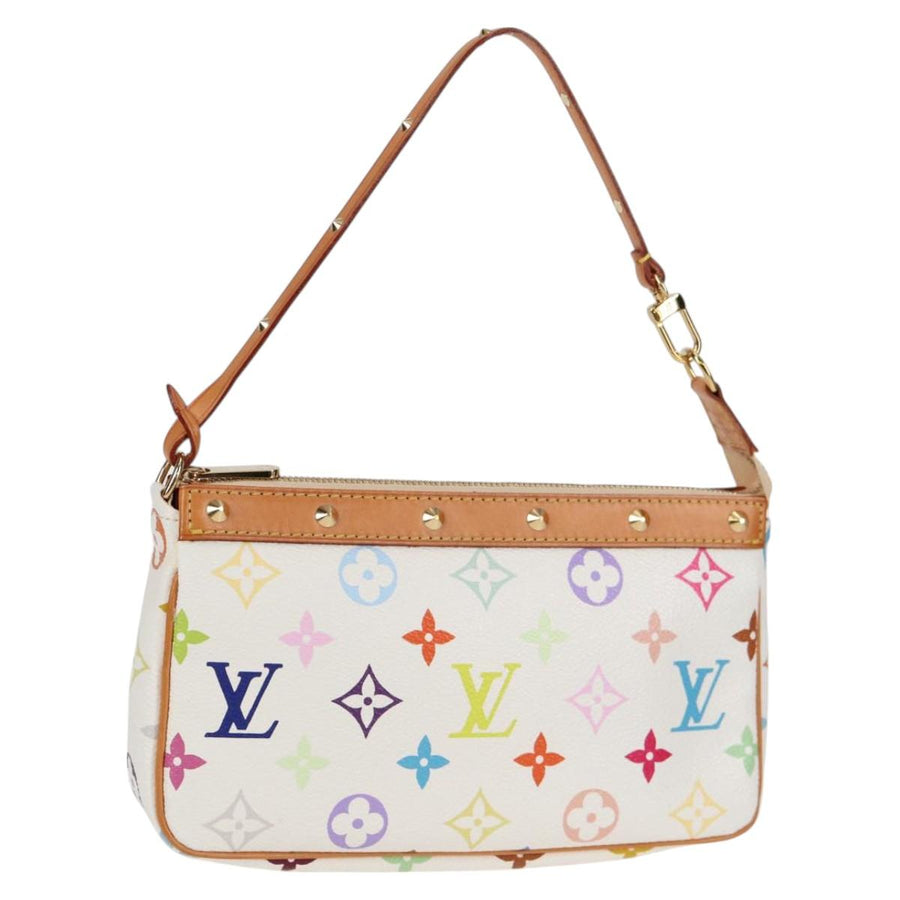 Louis Vuitton Multicolor Pochette Accessoires Pouch White M92649