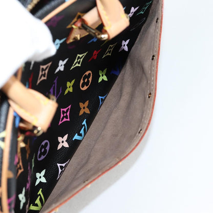 Louis Vuitton Monogram Multicolor Trouville Hand Bag Black M92662