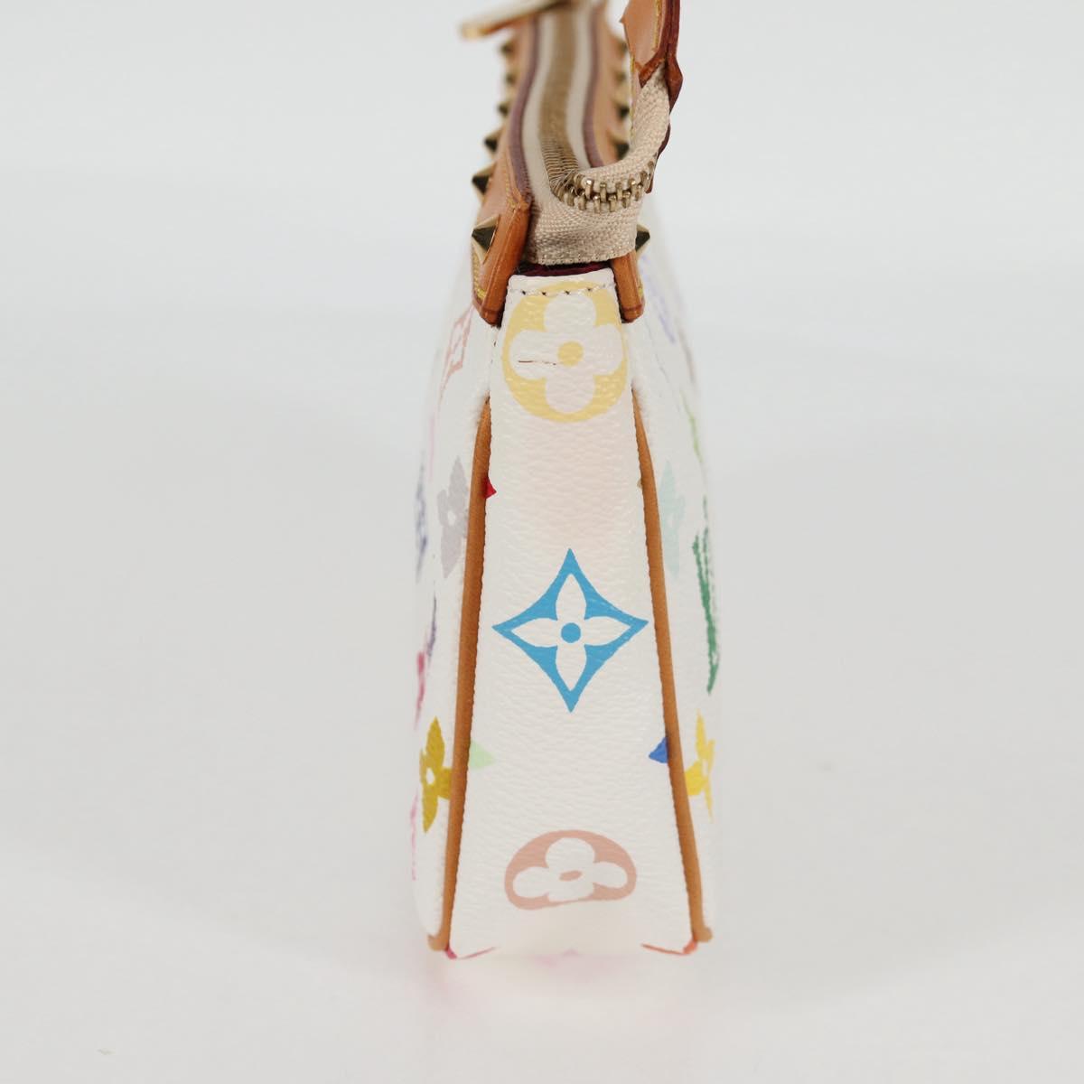 Louis Vuitton Multicolor Pochette Accessoires Pouch White M92649 Lv