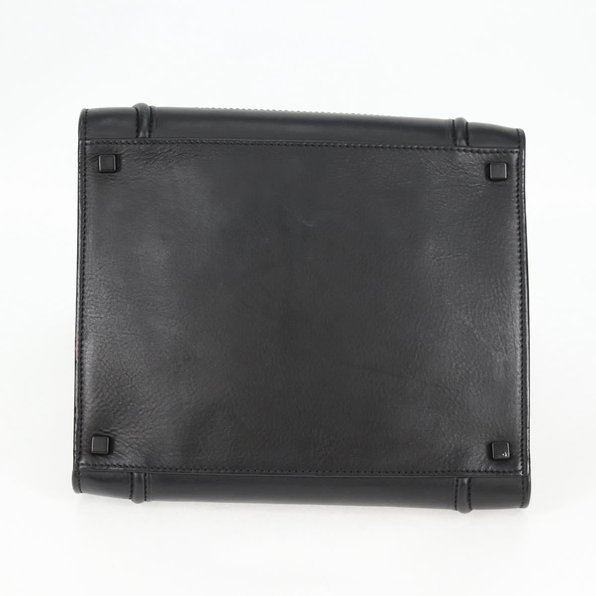 Celine Luggage Phantom Hand Bag Leather Black