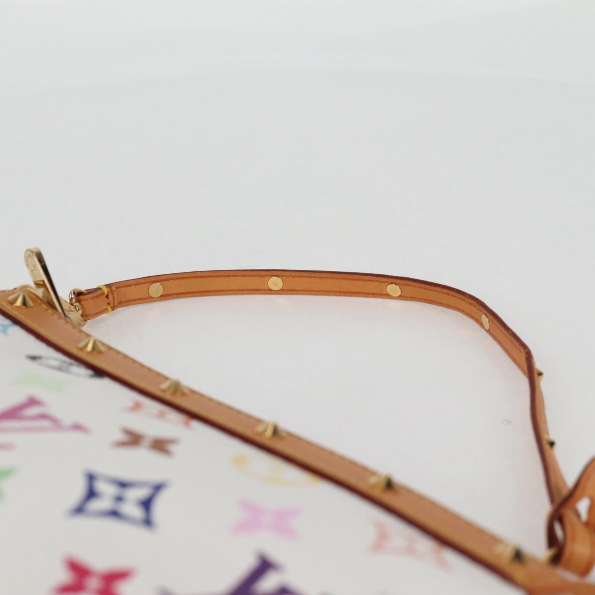 Louis Vuitton Multicolor Pochette Accessoires Pouch White M92649 Lv