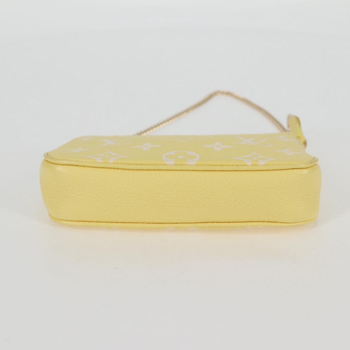 Louis Vuitton Empreinte Mini Pochette Accessoires Yellow M46129 Lv