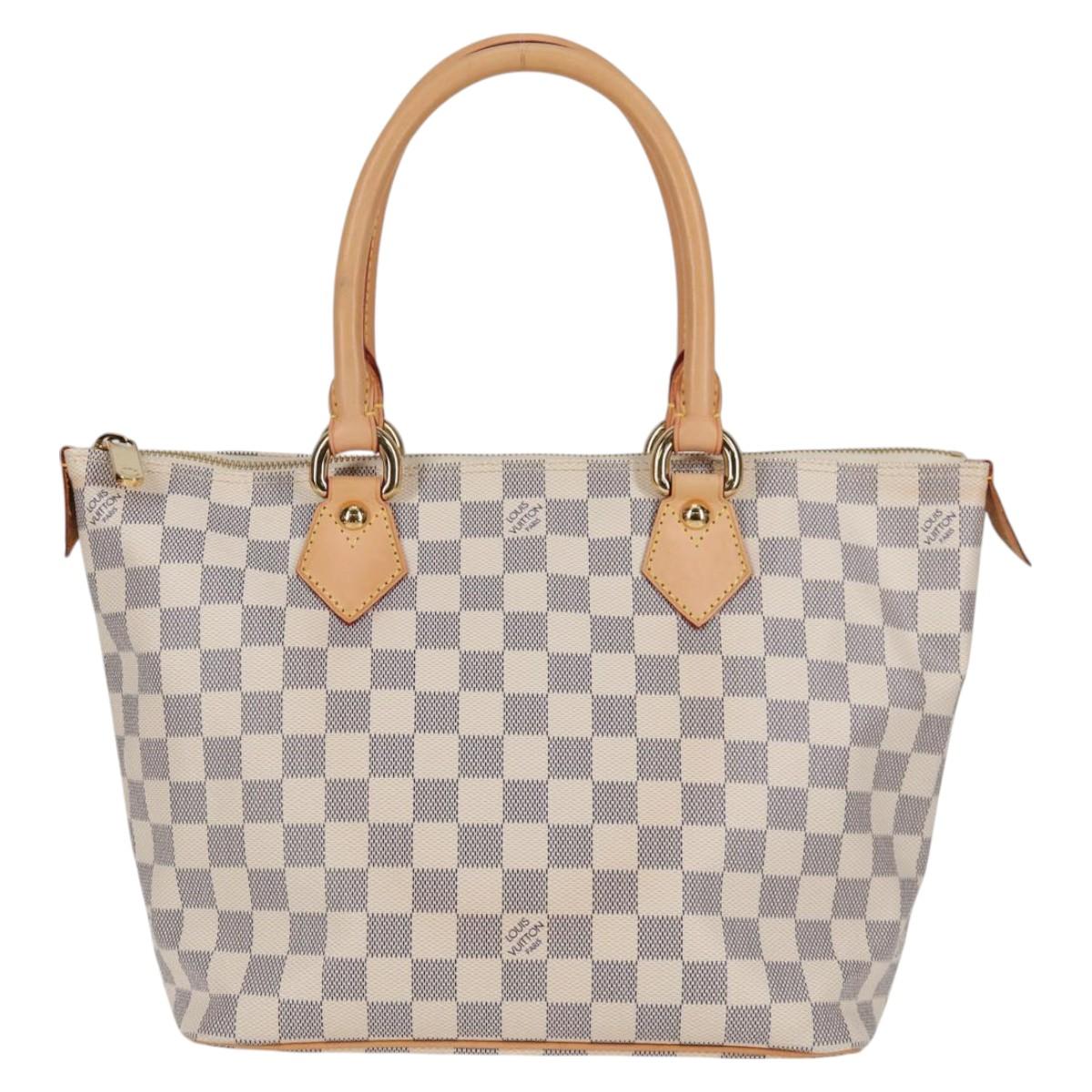 Louis Vuitton Damier Azur Saleya Pm Tote Bag N51186 Lv