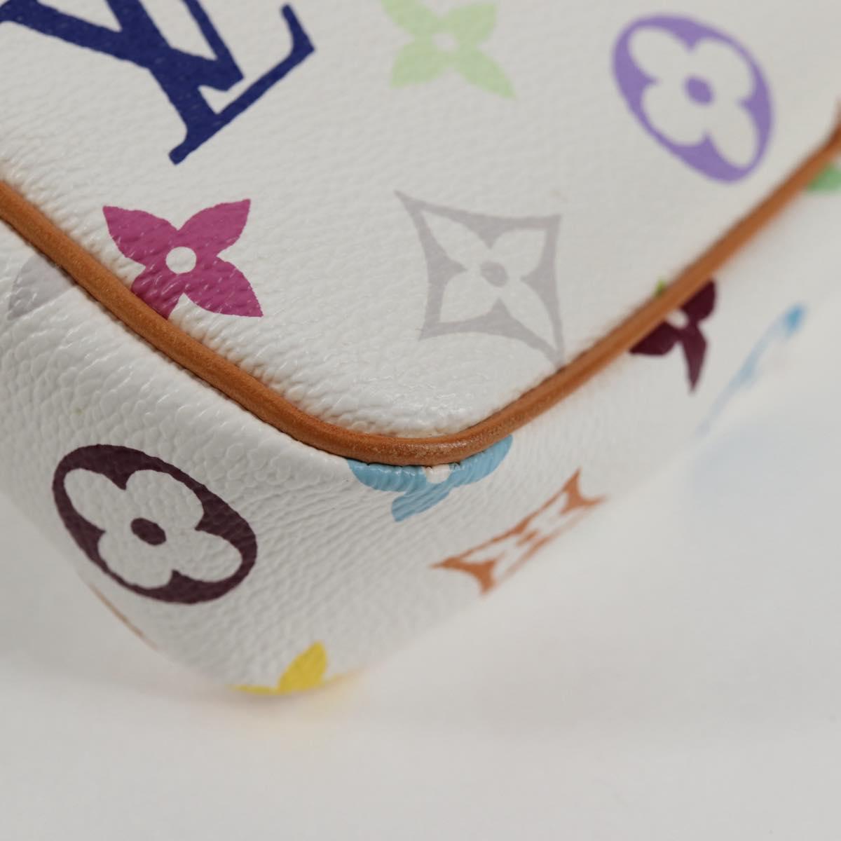 Louis Vuitton Multicolor Pochette Accessoires Pouch White M92649