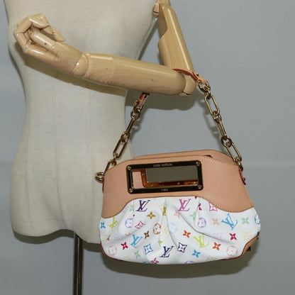 Louis Vuitton Monogram Multicolor Judy Pm Shoulder Bag White M40257