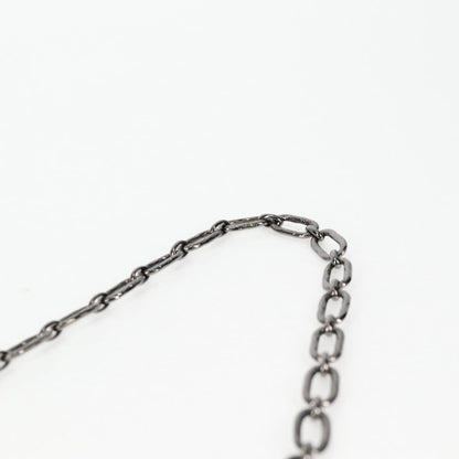 Chanel Camellia Rhinestone Chain Accessory Pouch Satin Black Cc
