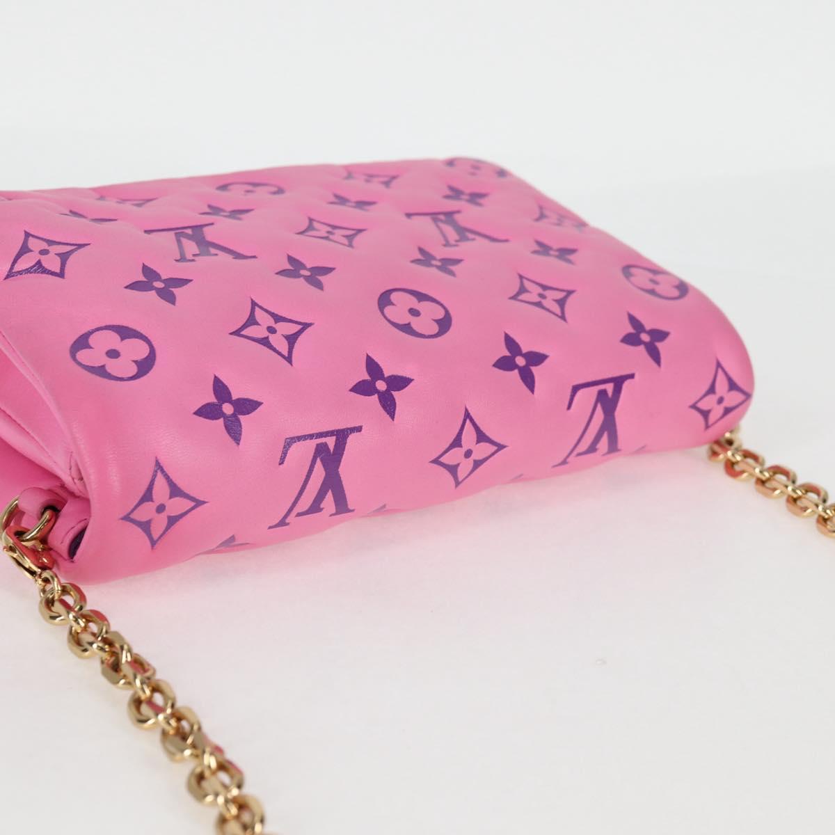 Louis Vuitton Monogram Pochette Coussin Shoulder Bag Pink M80745 Lv